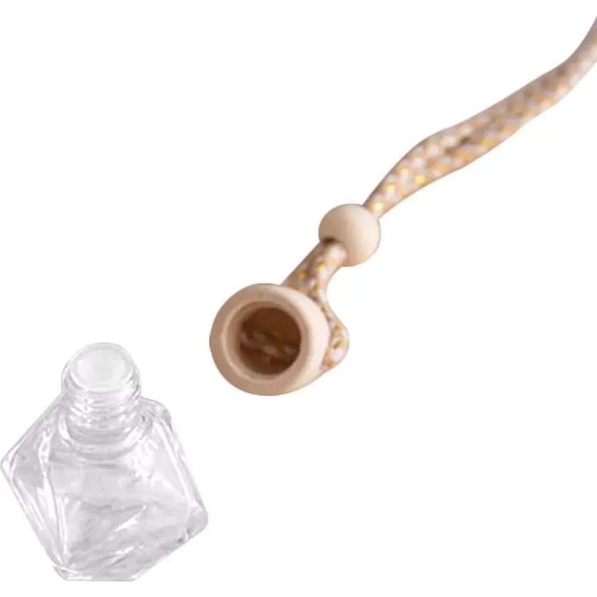 10 Botellas de Vidrio Vacías Difusor Ambientador Auto Diamante