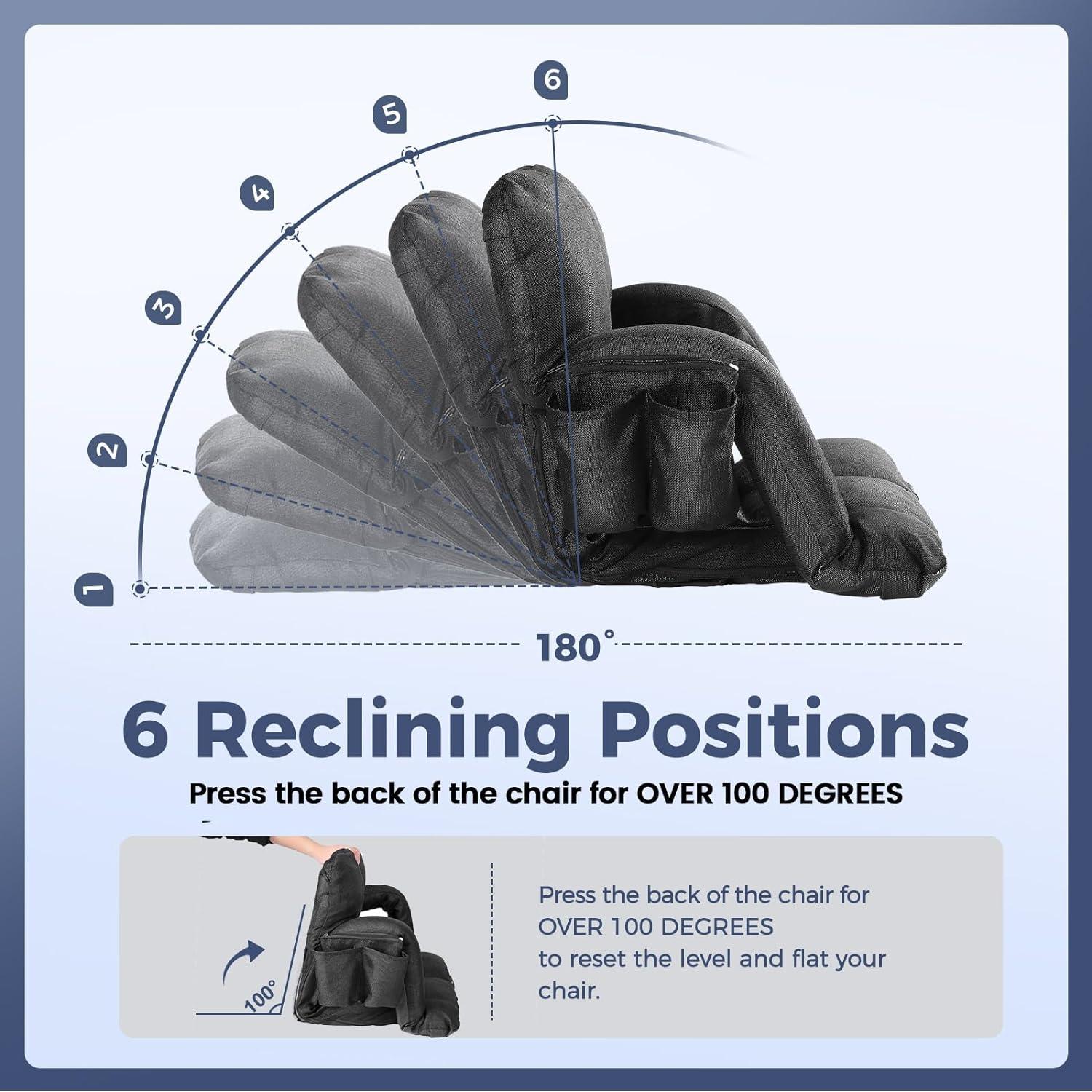 Asientos de Estadio AlexHome con Respaldo y Cojín Negro 2P