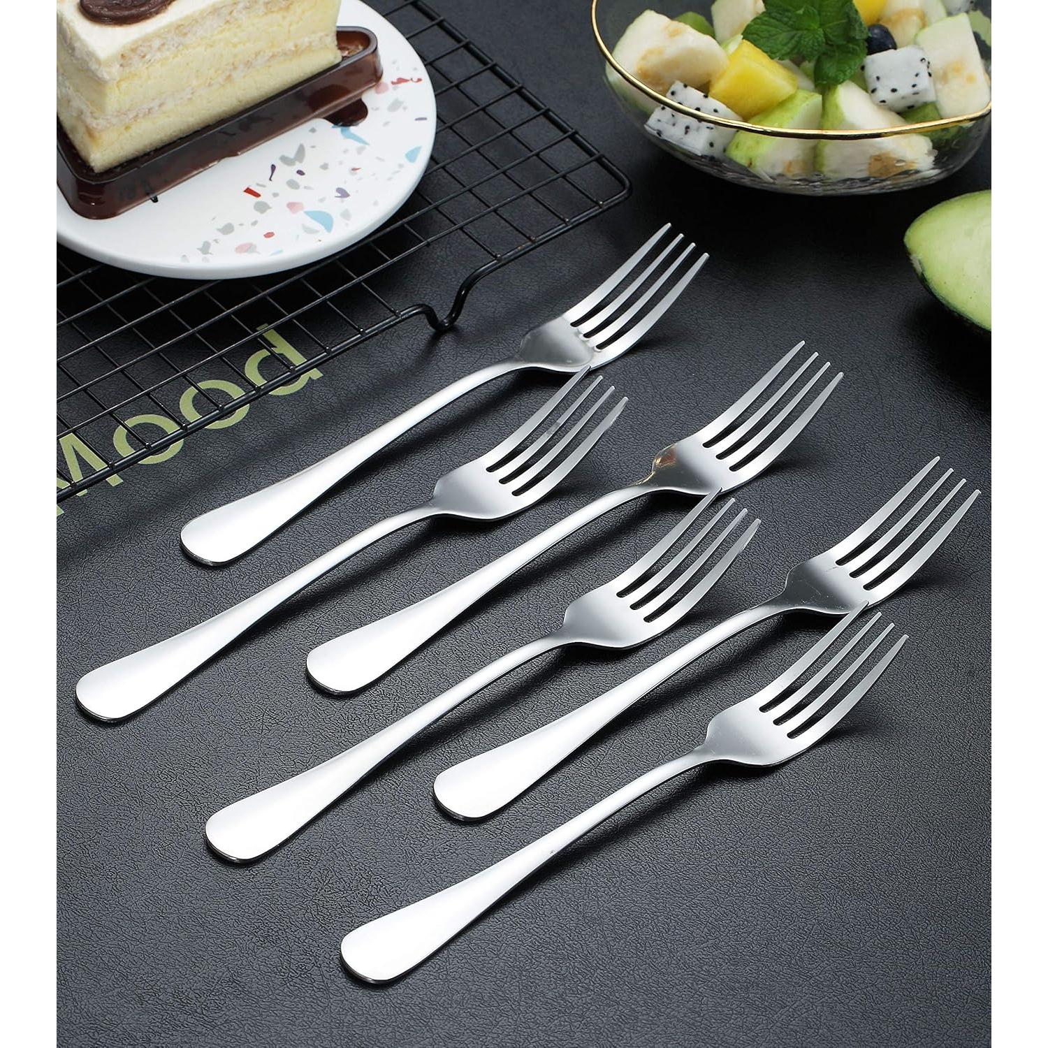 Juego de 6 Tenedores de Cena Kyraton 20.77 cm Acero Inoxidable