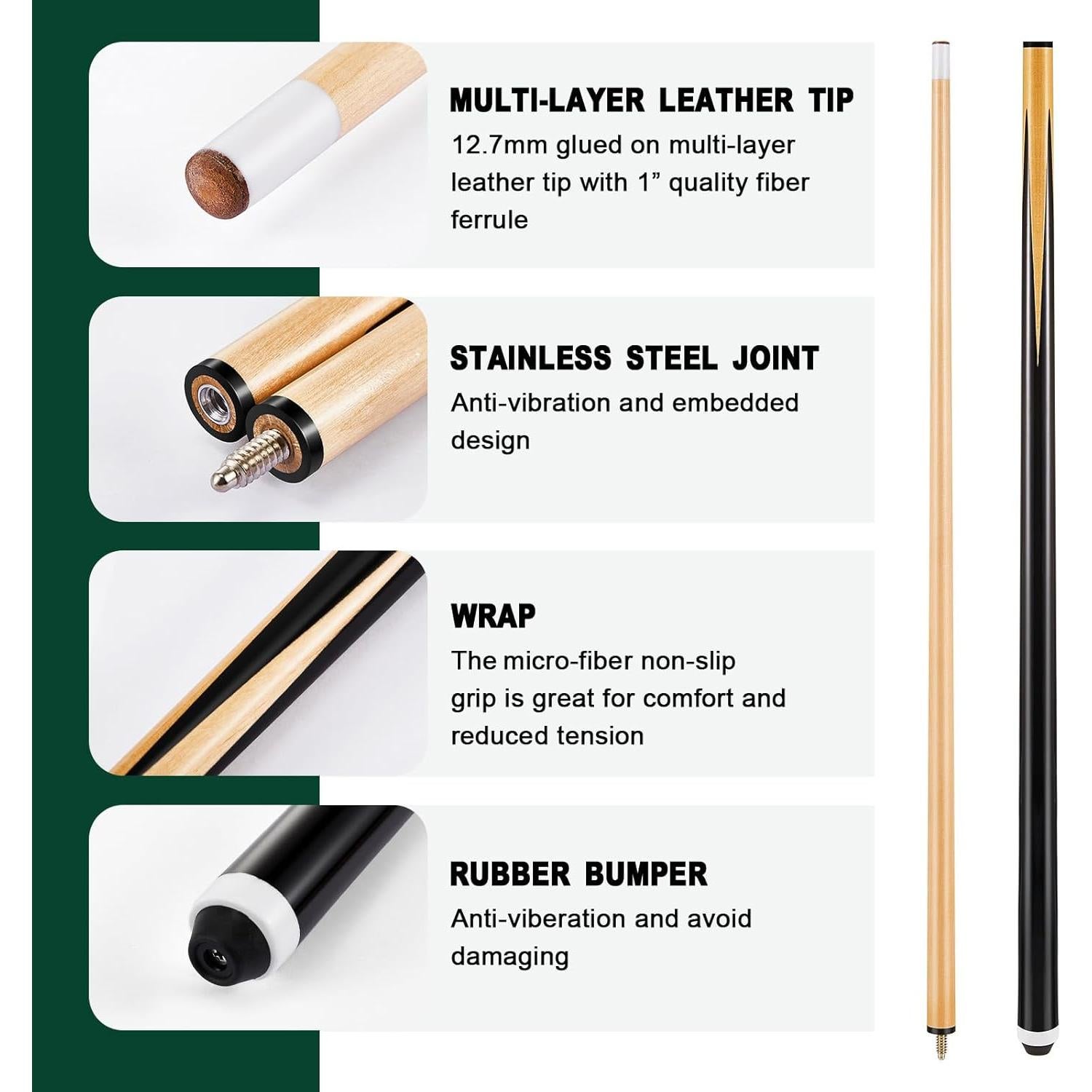 Kit de Accesorios para Mesa de Billar Outus 71 Piezas