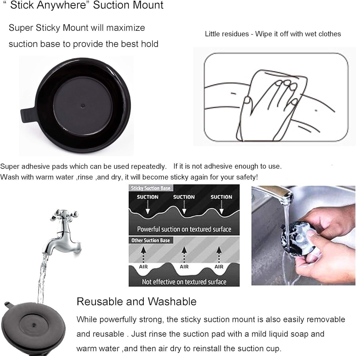 Soporte de Ventana con Ventosa YYST - Paquete de 2 - 2.27 kg