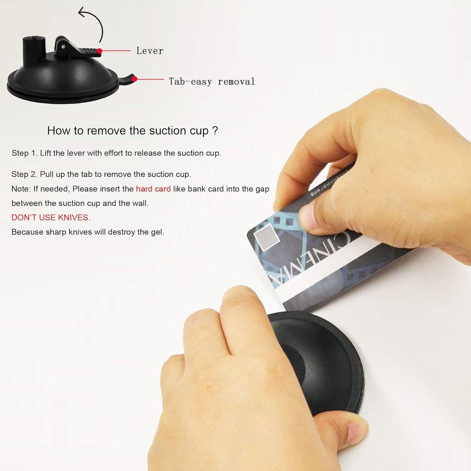 Soporte de Ventana con Ventosa YYST - Paquete de 2 - 2.27 kg