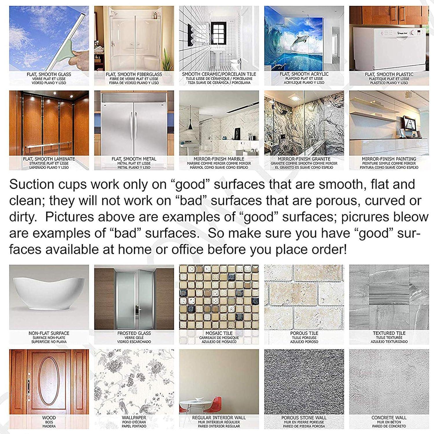 Soporte de Ventana con Ventosa YYST - Paquete de 2 - 2.27 kg