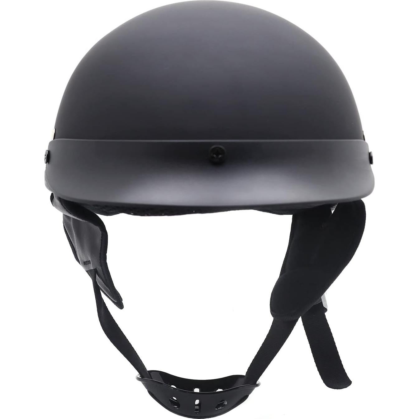 Casco de media cara TTMT MT506 negro mate S/M/L/XL
