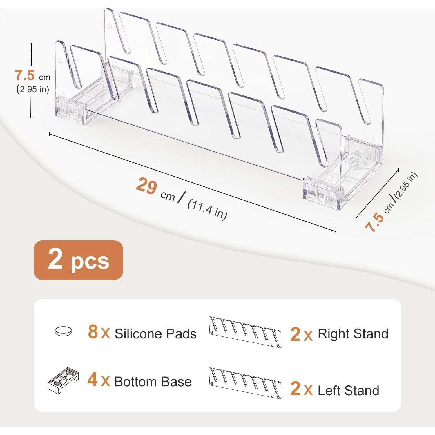 Soporte Organizador de Sombreros SMARTAKE 2 Pcs para 14 Gorras