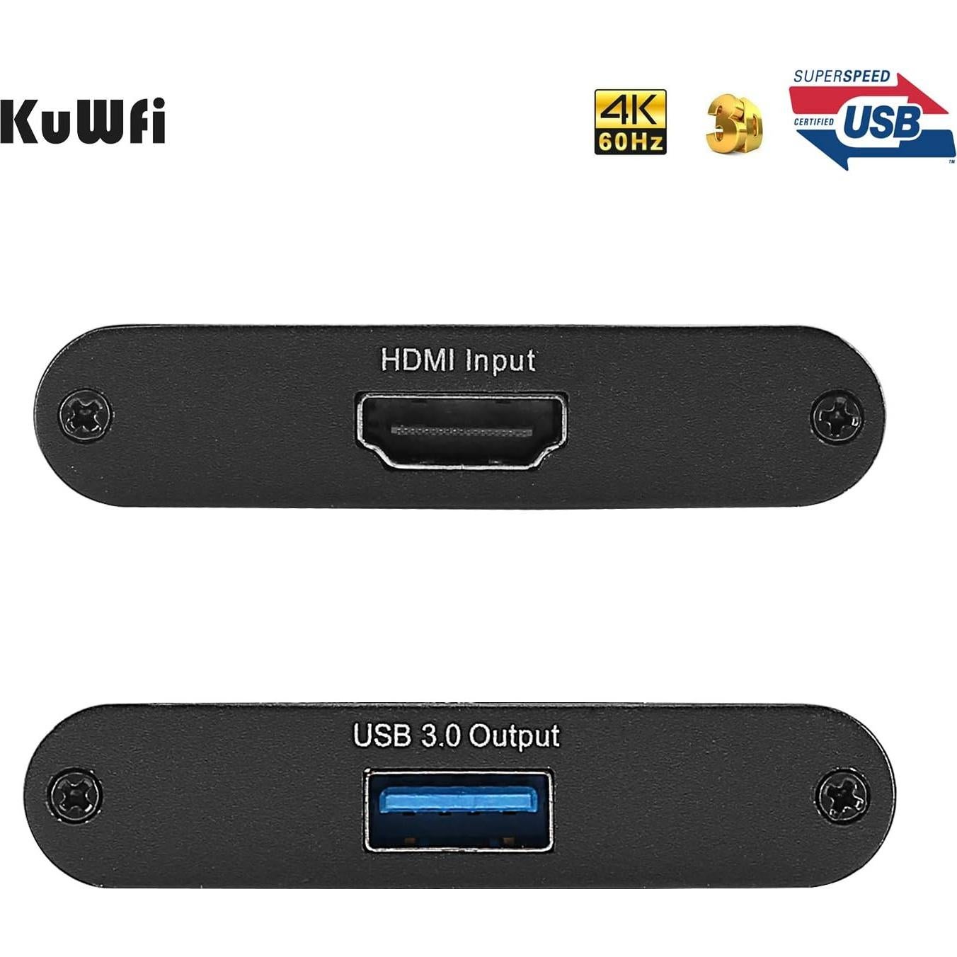 Tarjeta de Captura KuWFi HDMI03 USB 3.0 1080P para Juegos