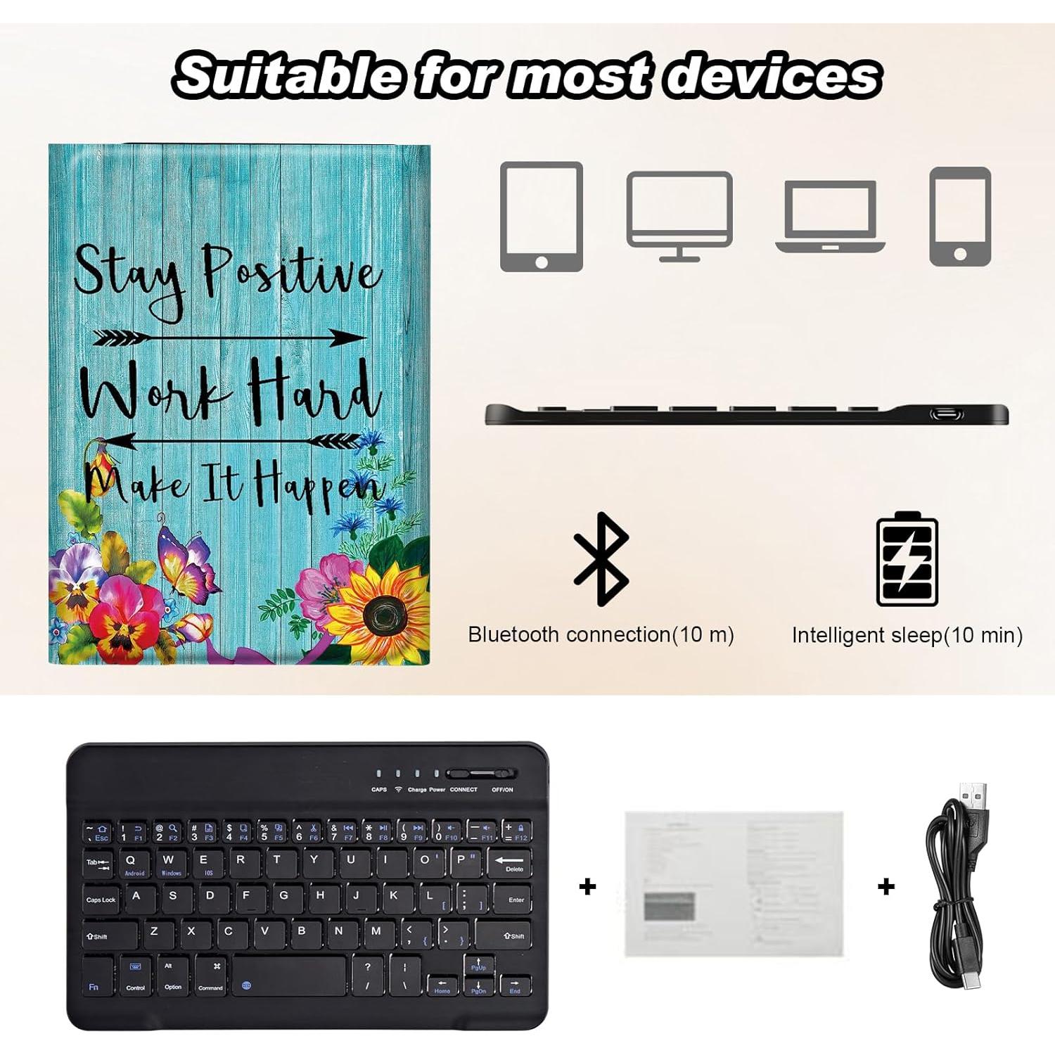 Funda Teclado Bluetooth DEGDFSGR para iPad 10ª Gen 10.9" 2022