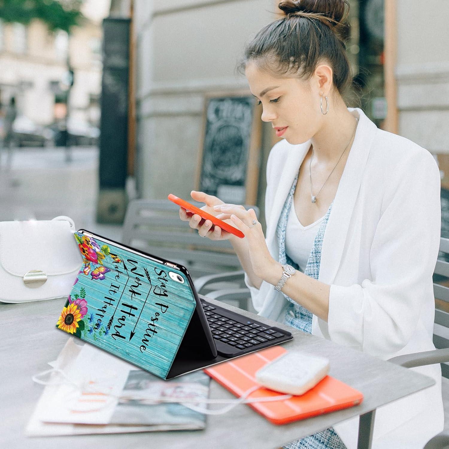 Funda Teclado Bluetooth DEGDFSGR para iPad 10ª Gen 10.9" 2022