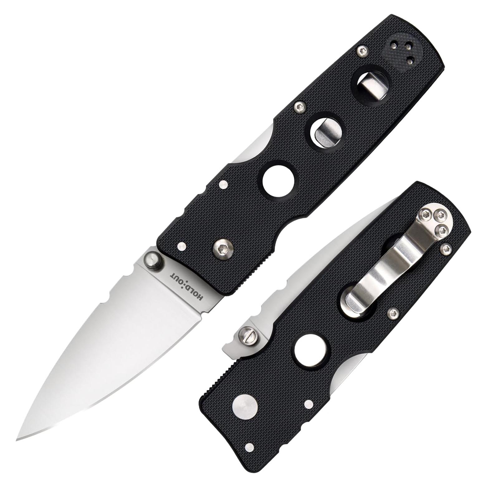 Cuchillo Plegable Cold Steel Hold Out S35VN 7" Mango G-10