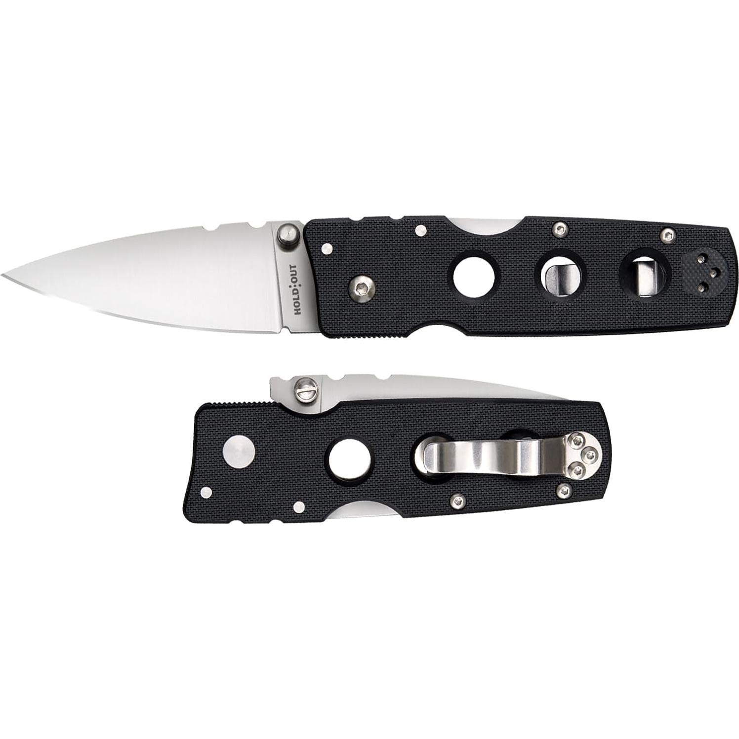 Cuchillo Plegable Cold Steel Hold Out S35VN 7" Mango G-10