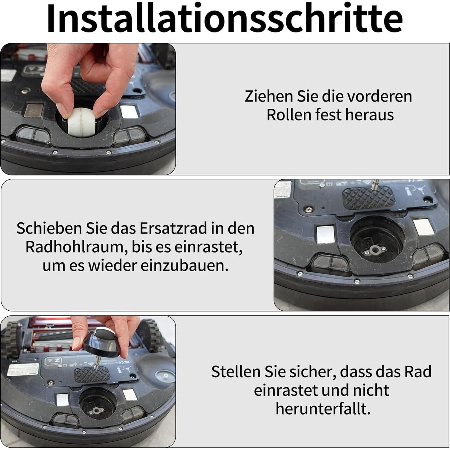 Rueda Frontal de Reemplazo Ulimymei para iRobot Roomba