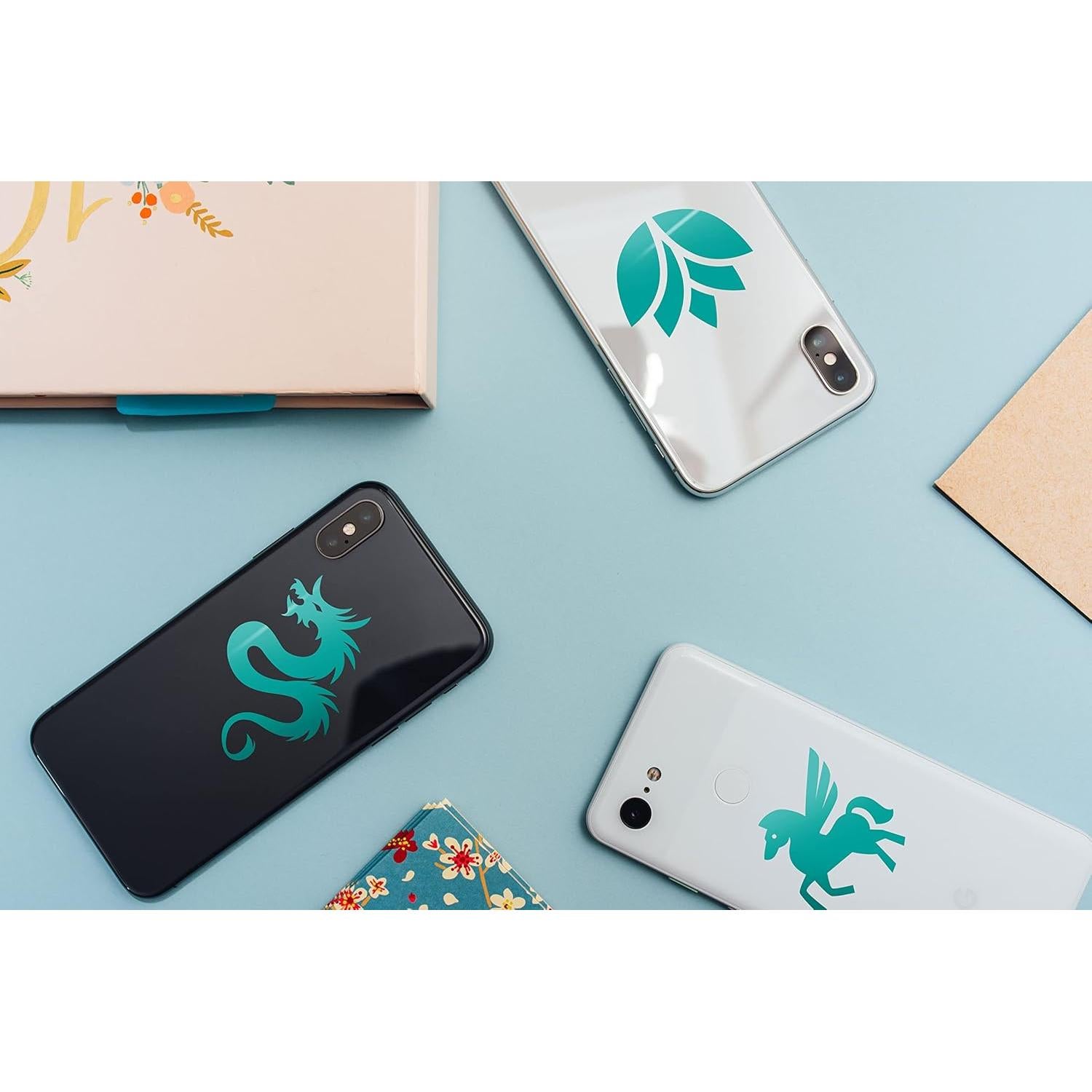 Vinilo Adhesivo Permanente VViViD Turquesa Brillante 2.13m x 30cm