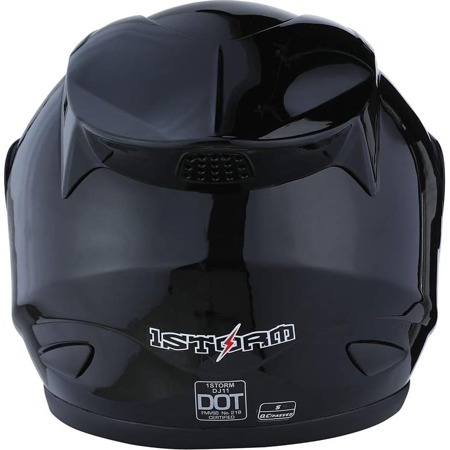 Casco Integral 1Storm HJDJ11 Negro Fibra de Carbono