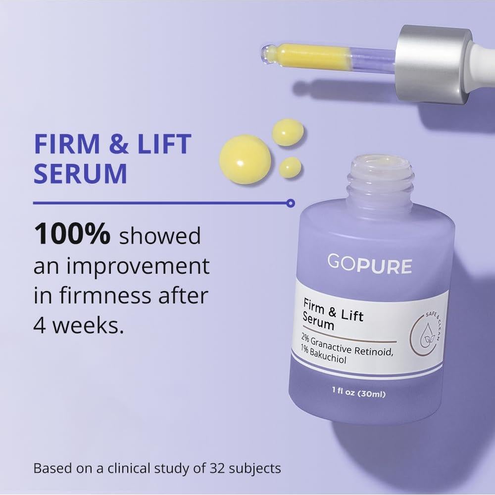 Conjunto de Sueros goPure - Vitamina C, Ácido Hialurónico y Retinol