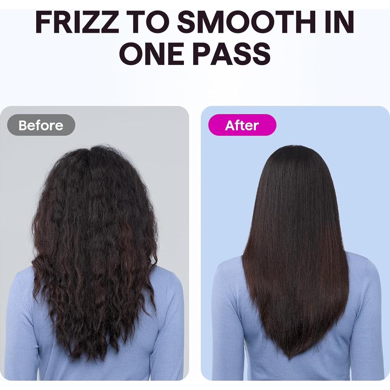 Plancha de Pelo Húmedo a Liso Wavytalk 4.45 cm Negra