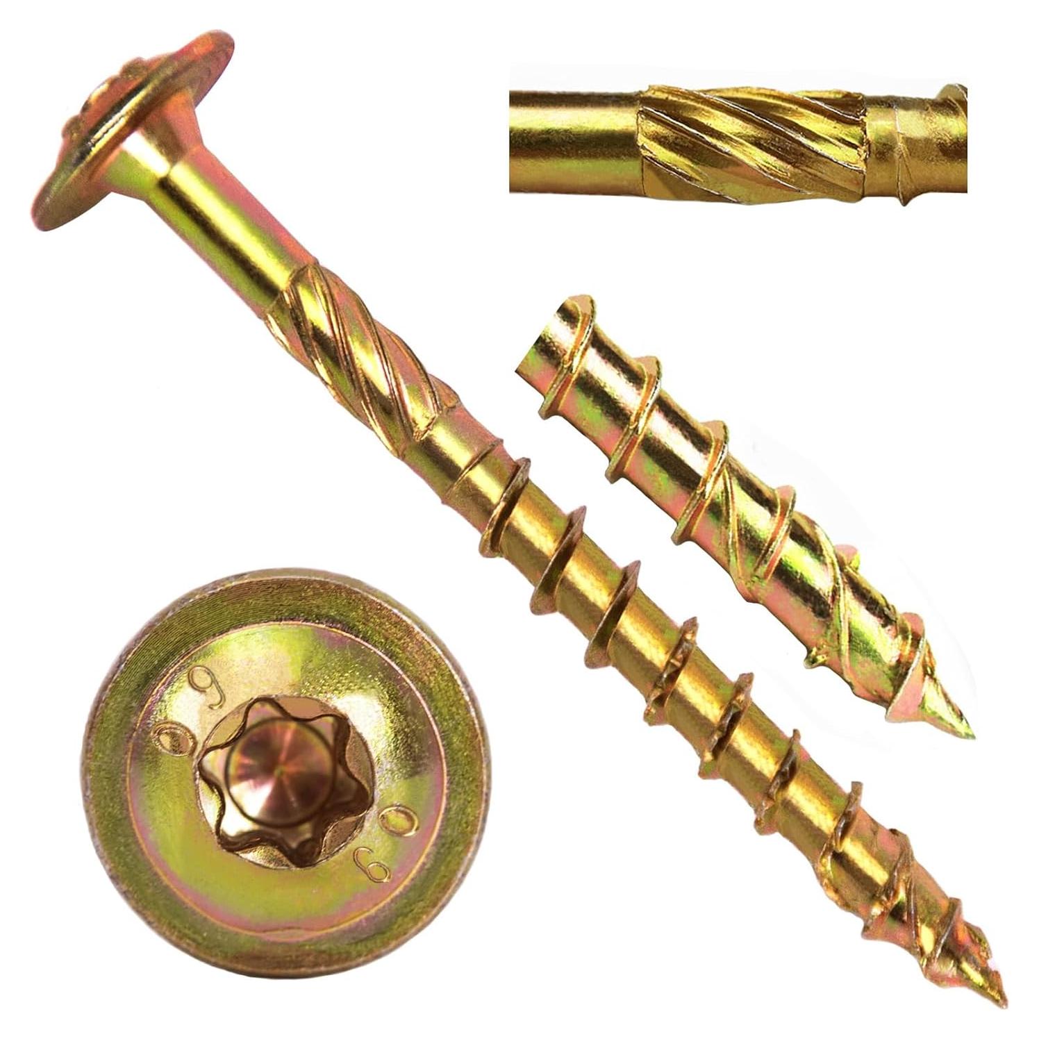 Tornillos Estructurales Torx 1/4" x 5.72 cm B1jounie YA - 50 Piezas