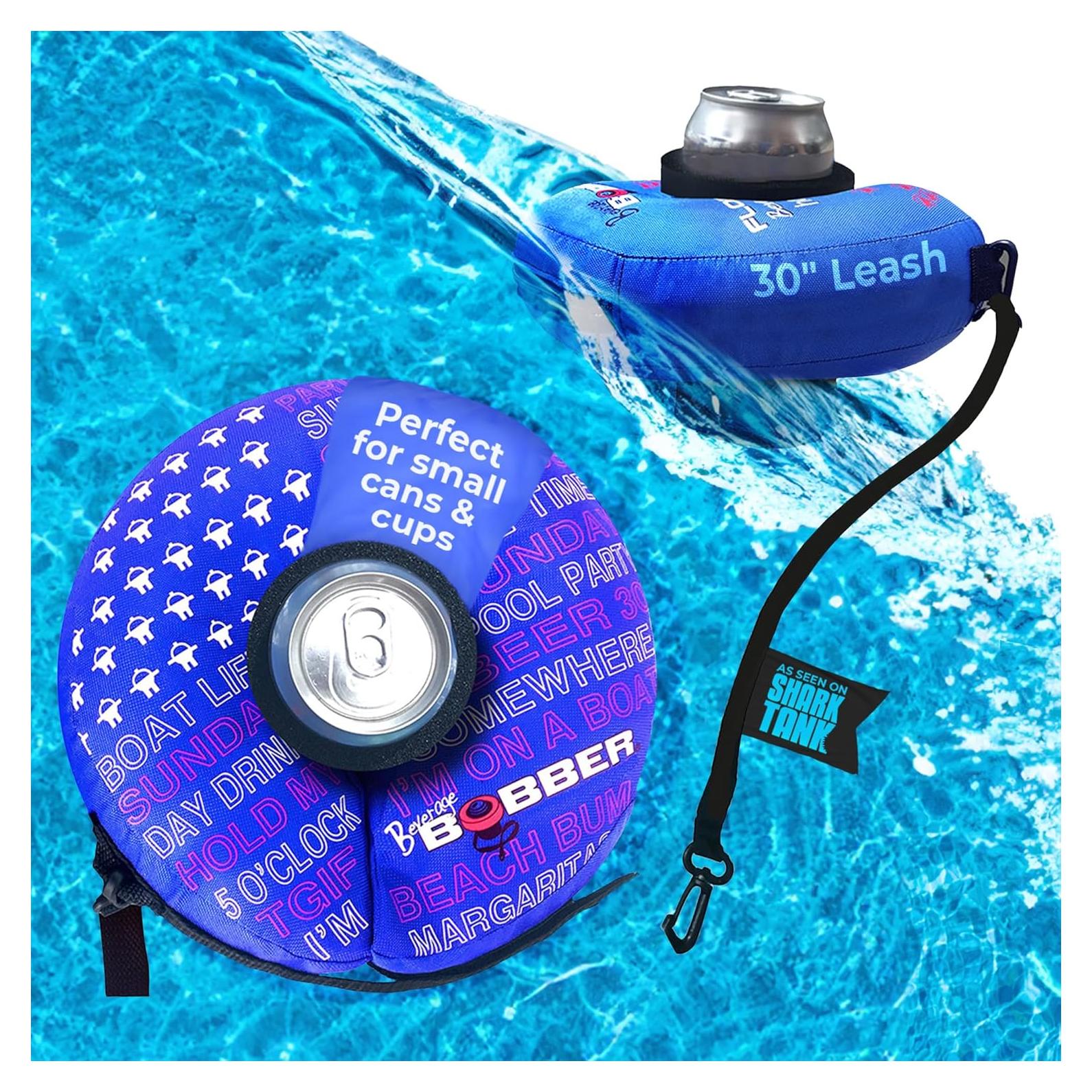 Flotador de Bebidas Azul Human Bobber - Soporte Inflable 0.35L