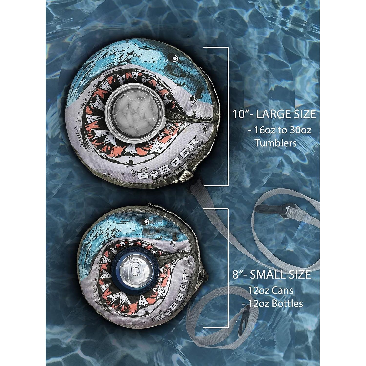 Flotador de Bebidas Azul Human Bobber - Soporte Inflable 0.35L