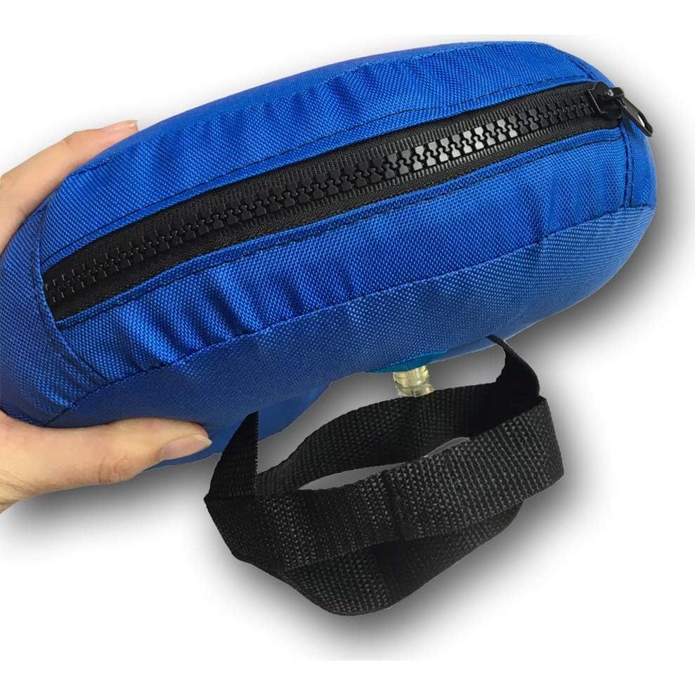 Flotador de Bebidas Azul Human Bobber - Soporte Inflable 0.35L