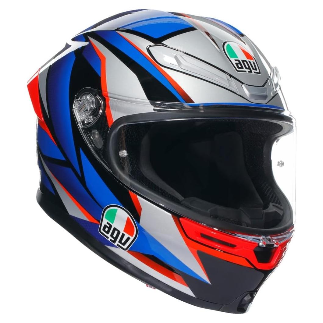 Casco AGV K6 S Slashcut Negro/Azul/Rojo 2.68 kg