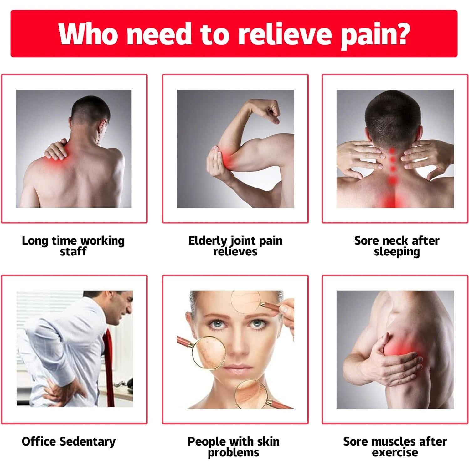 Lámpara de Terapia Luz Roja Zarbaha 18 LED 54W Alivio Dolor