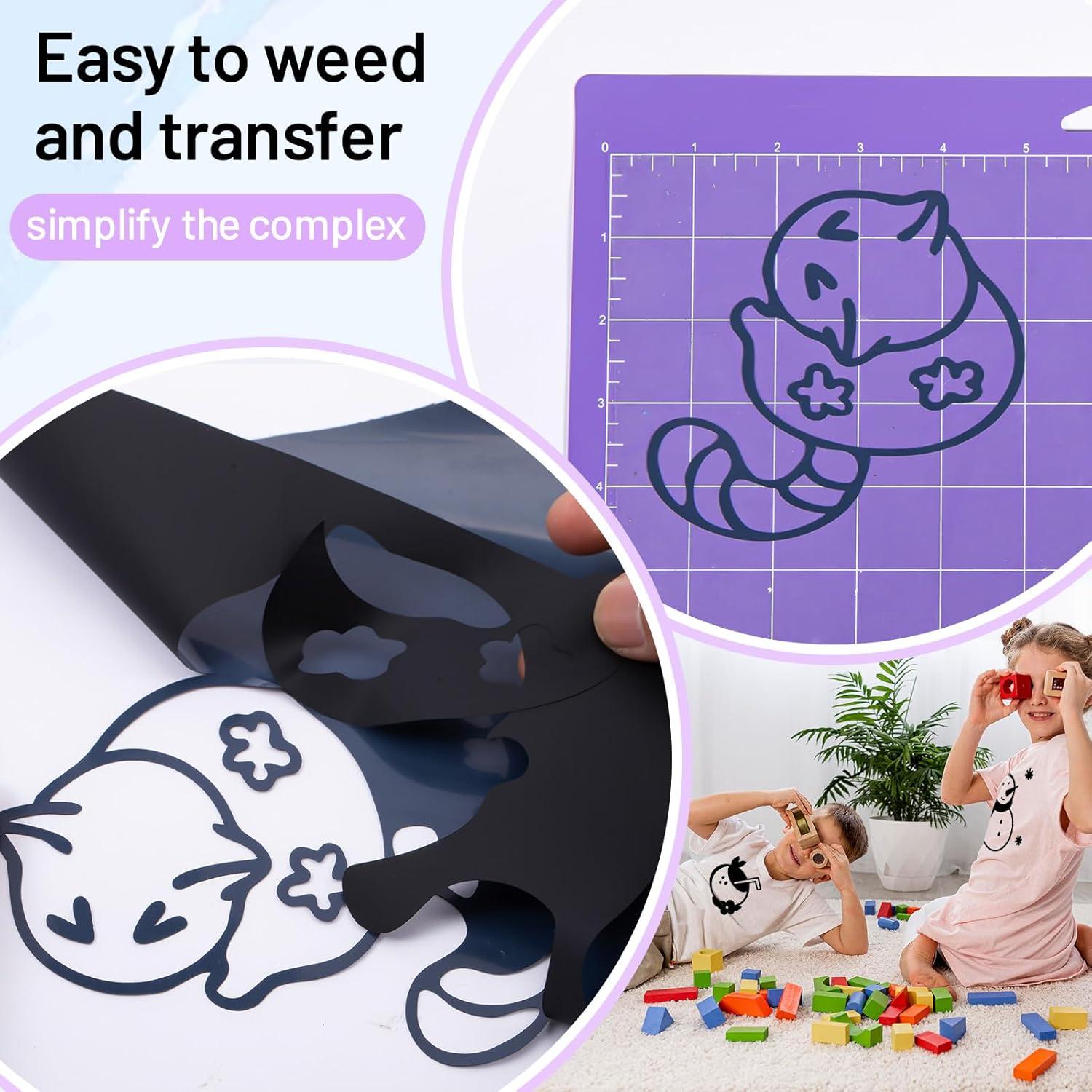 Vinilo de Transferencia de Calor Sileelis Negro 300g 12x2.44m