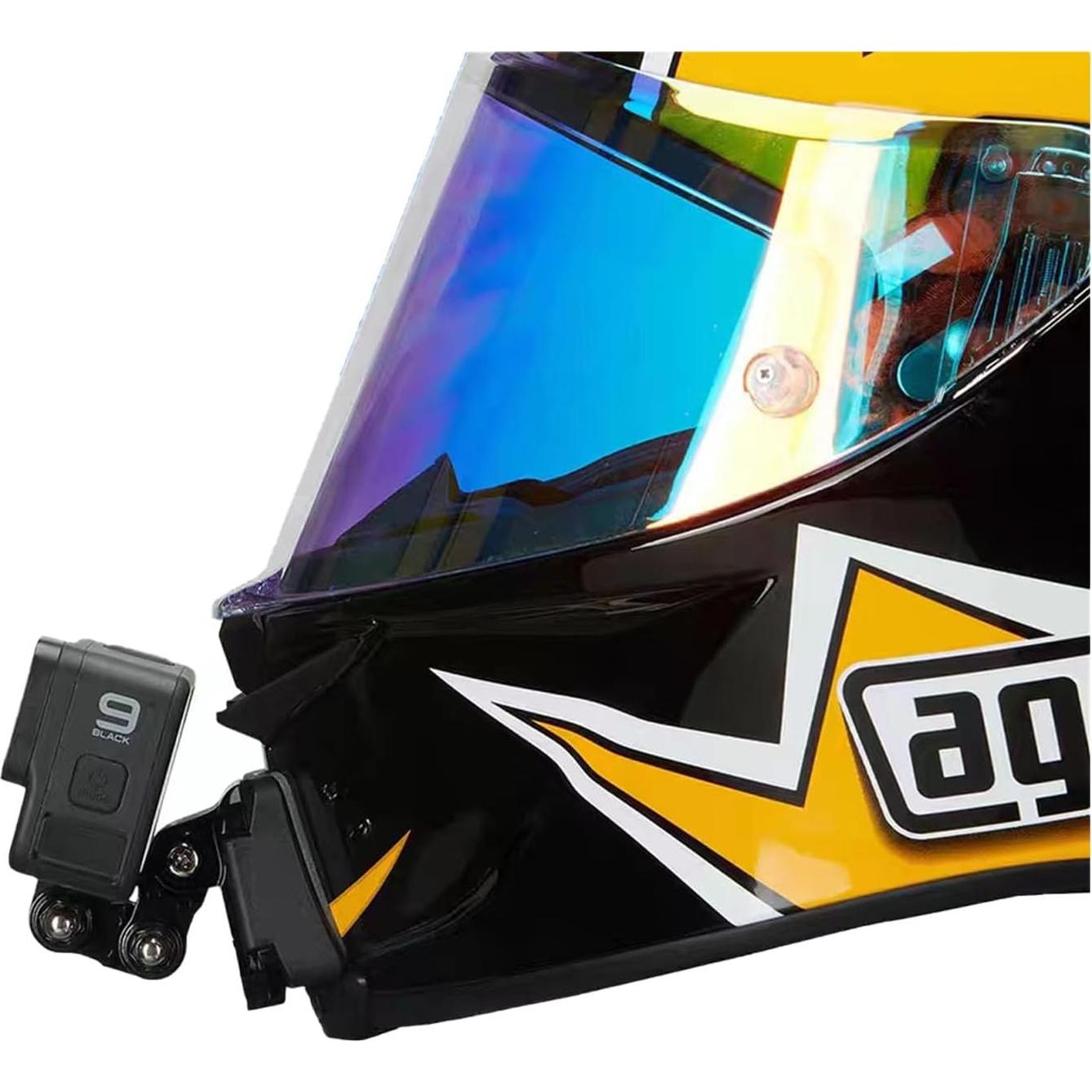 Kit Montaje Barbilla Casco Motocicleta StableNeino para GoPro