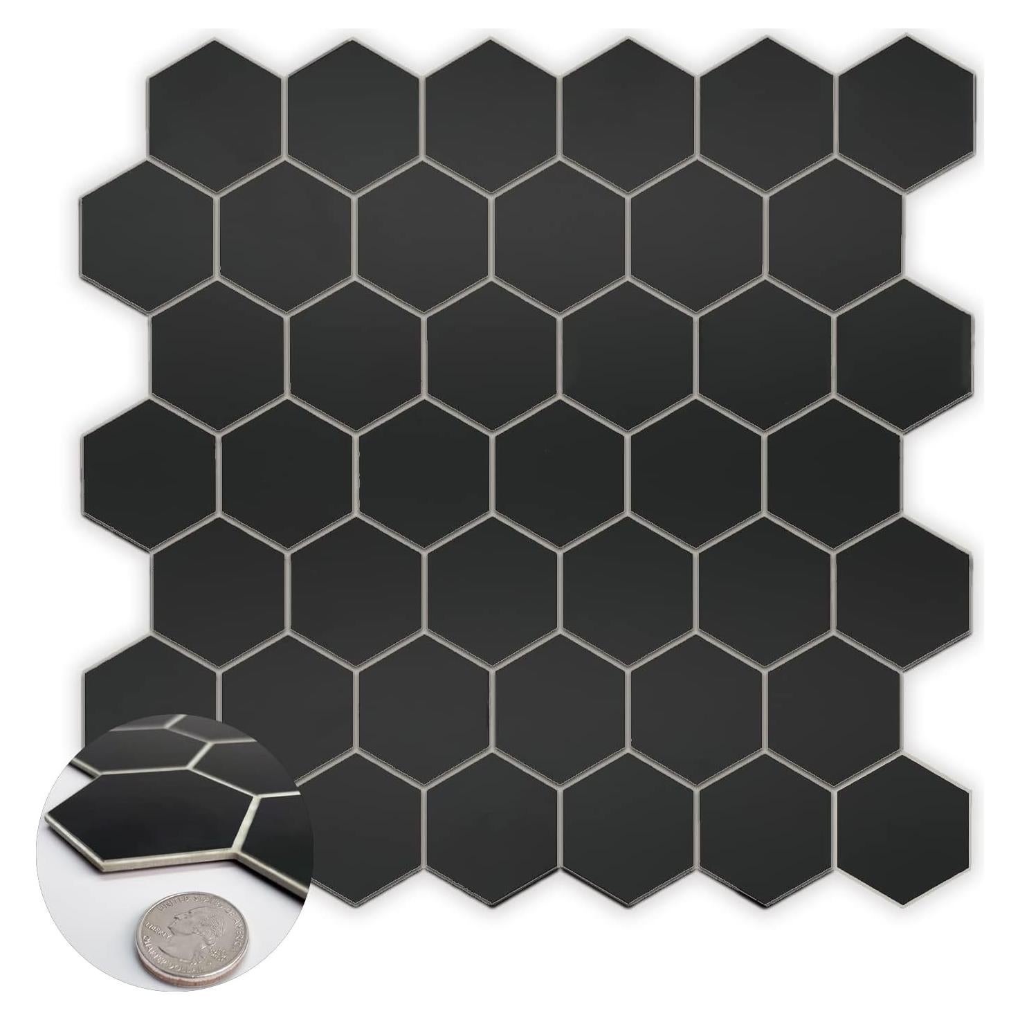 Azulejos Hexagonales Autoadhesivos INNO STICKERS 10 Hojas 30x30 cm