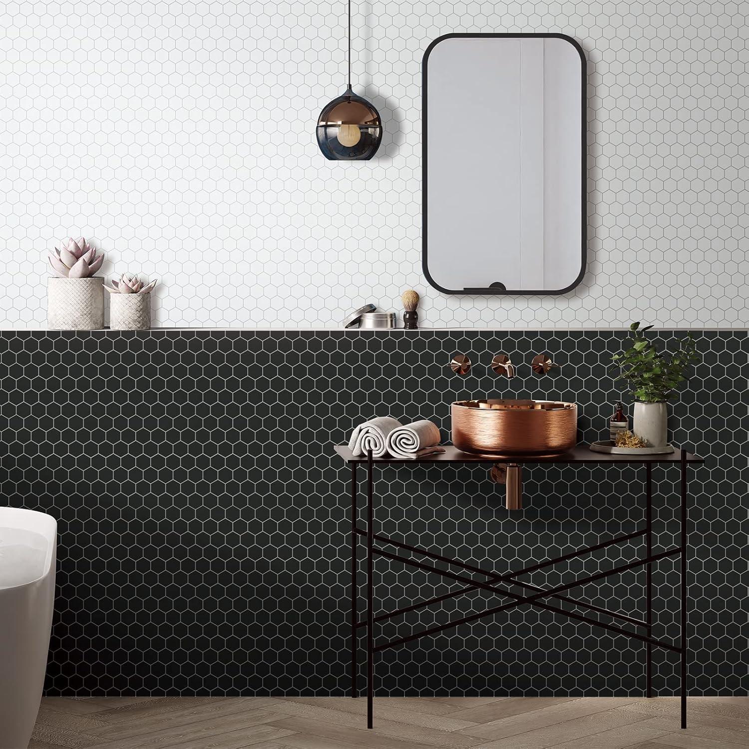 Azulejos Hexagonales Autoadhesivos INNO STICKERS 10 Hojas 30x30 cm