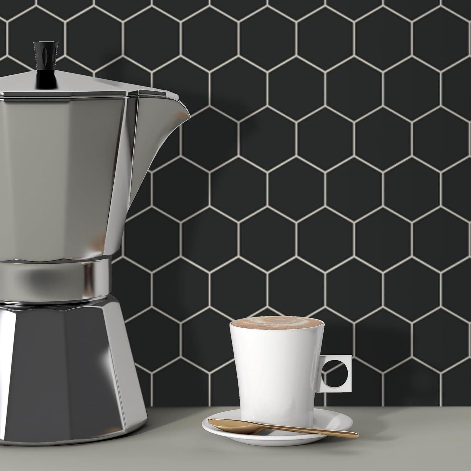 Azulejos Hexagonales Autoadhesivos INNO STICKERS 10 Hojas 30x30 cm