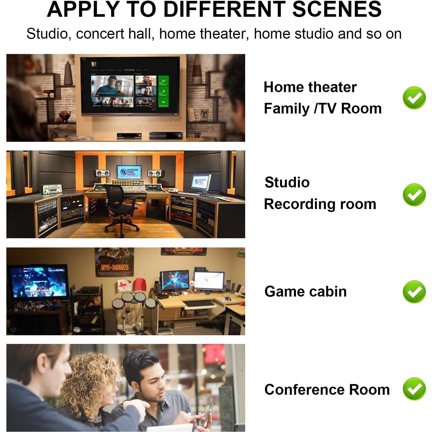 Bloque de Esquina Acústica JBER 16 Piezas 7.62 cm