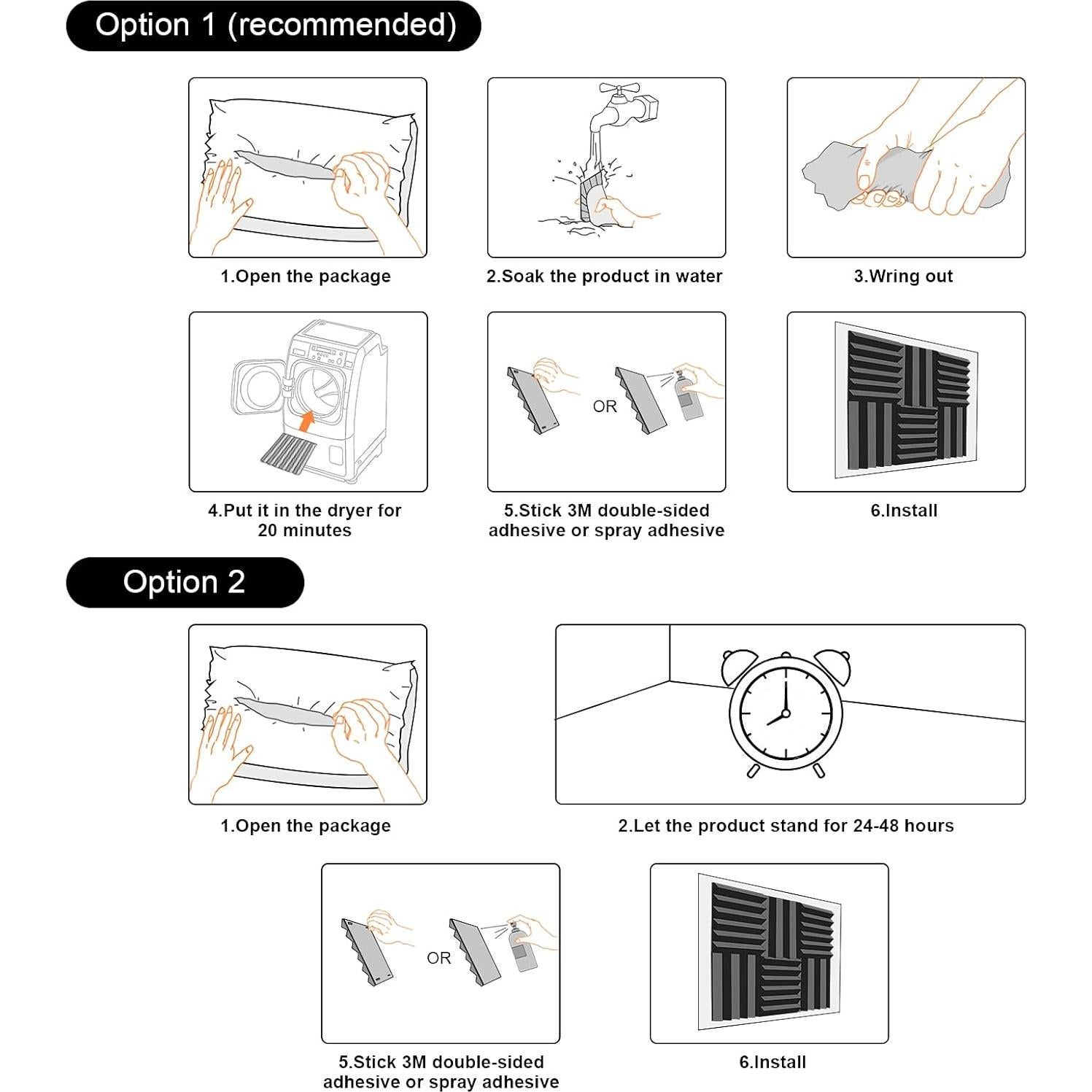 Bloque de Esquina Acústica JBER 16 Piezas 7.62 cm