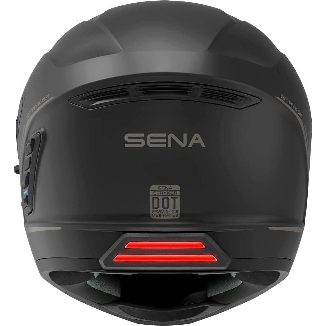 Casco Sena Stryker X-Large Inteligente con Bluetooth y LED