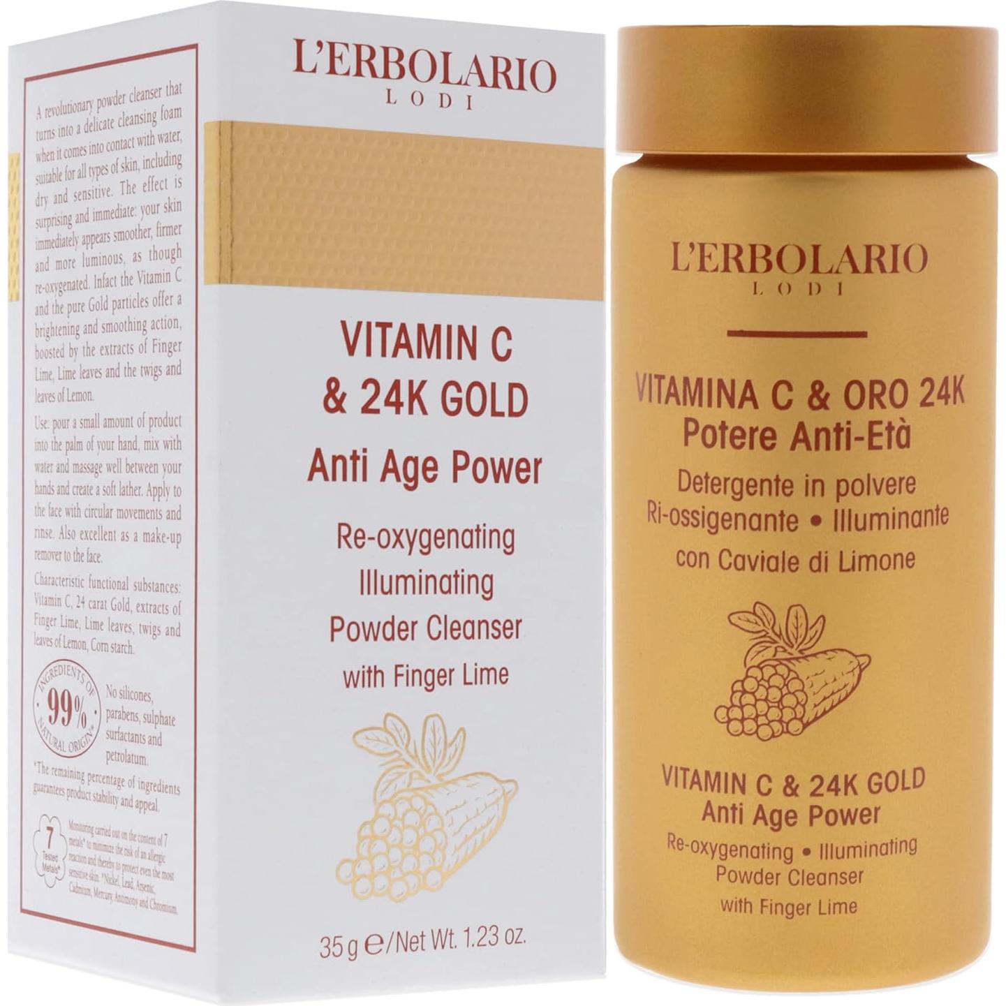 Limpiador Facial L'Erbolario Vitamina C 35g - Antienvejecimiento
