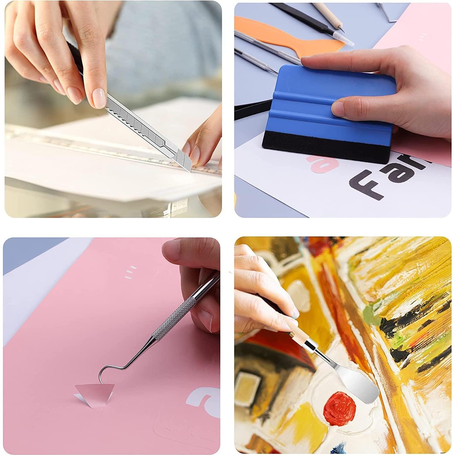 Juego de Herramientas de Manualidades Famomatk 27PCS Negro