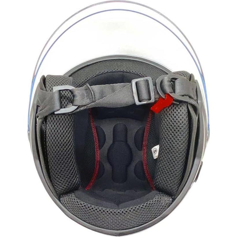Casco Abierto MMG Blaze Negro Mate Mediano DOT
