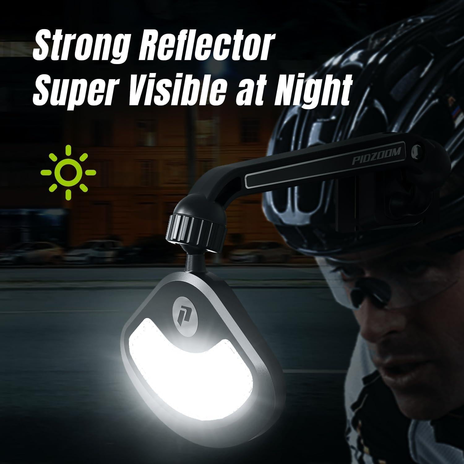 Espejo Retrovisor para Casco PidZoom HM01 Ajustable 360°