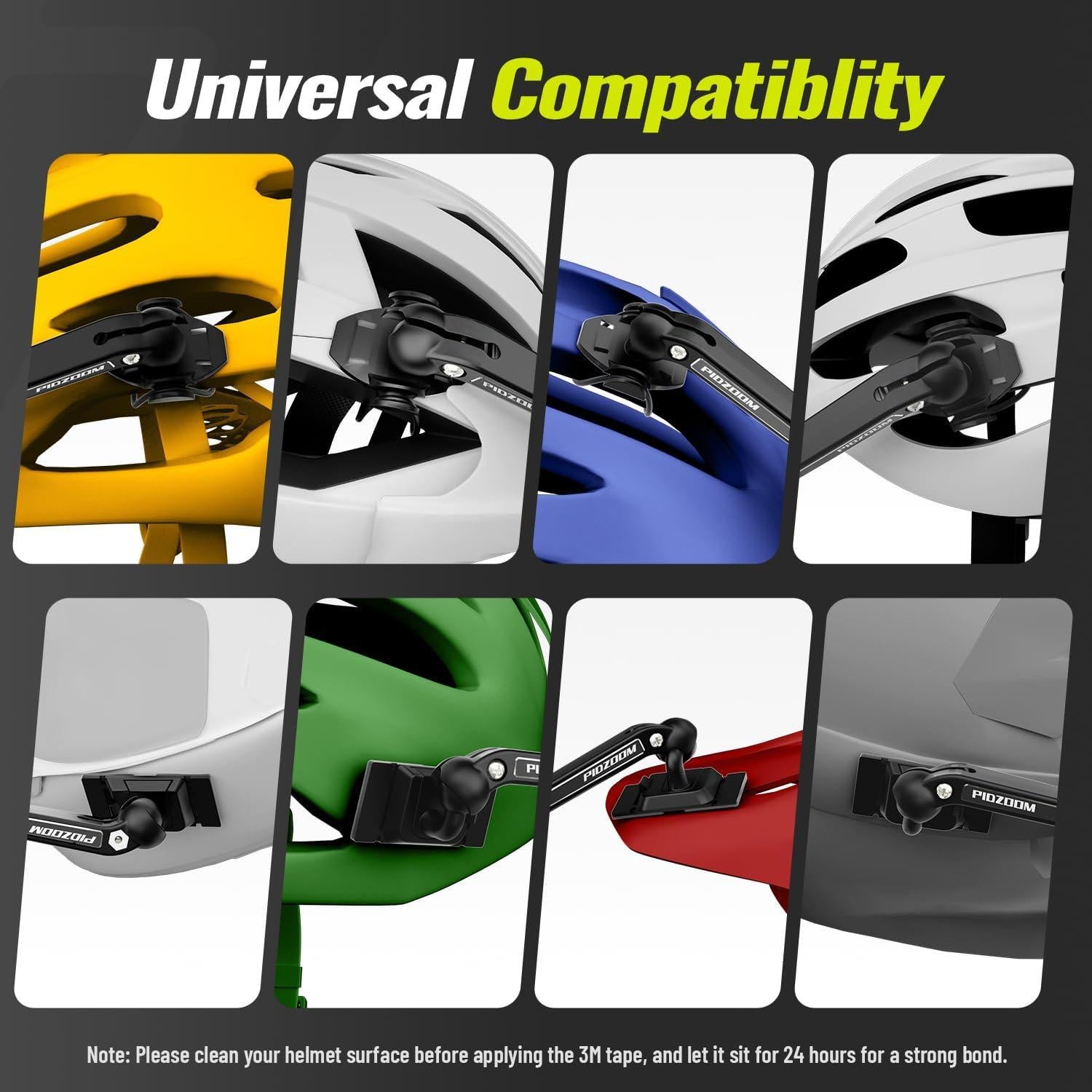 Espejo Retrovisor para Casco PidZoom HM01 Ajustable 360°