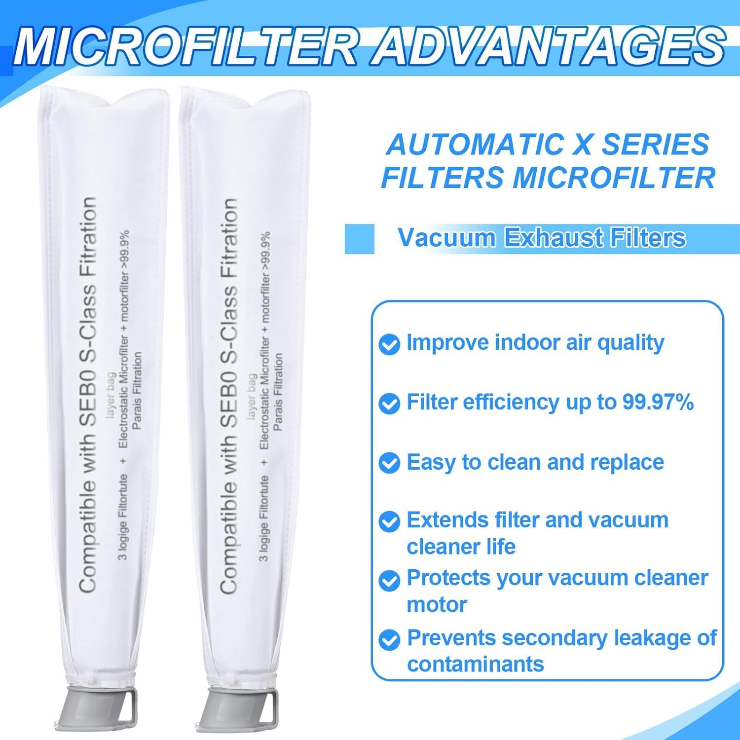 Filtro Micro Tondiamo para Aspiradora - 2 Pcs Reemplazo