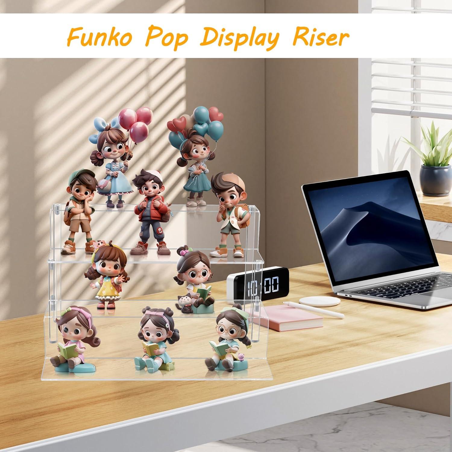 Soporte Acrílico de Exhibición 4 Niveles RLHDIS - Organizador Transparente