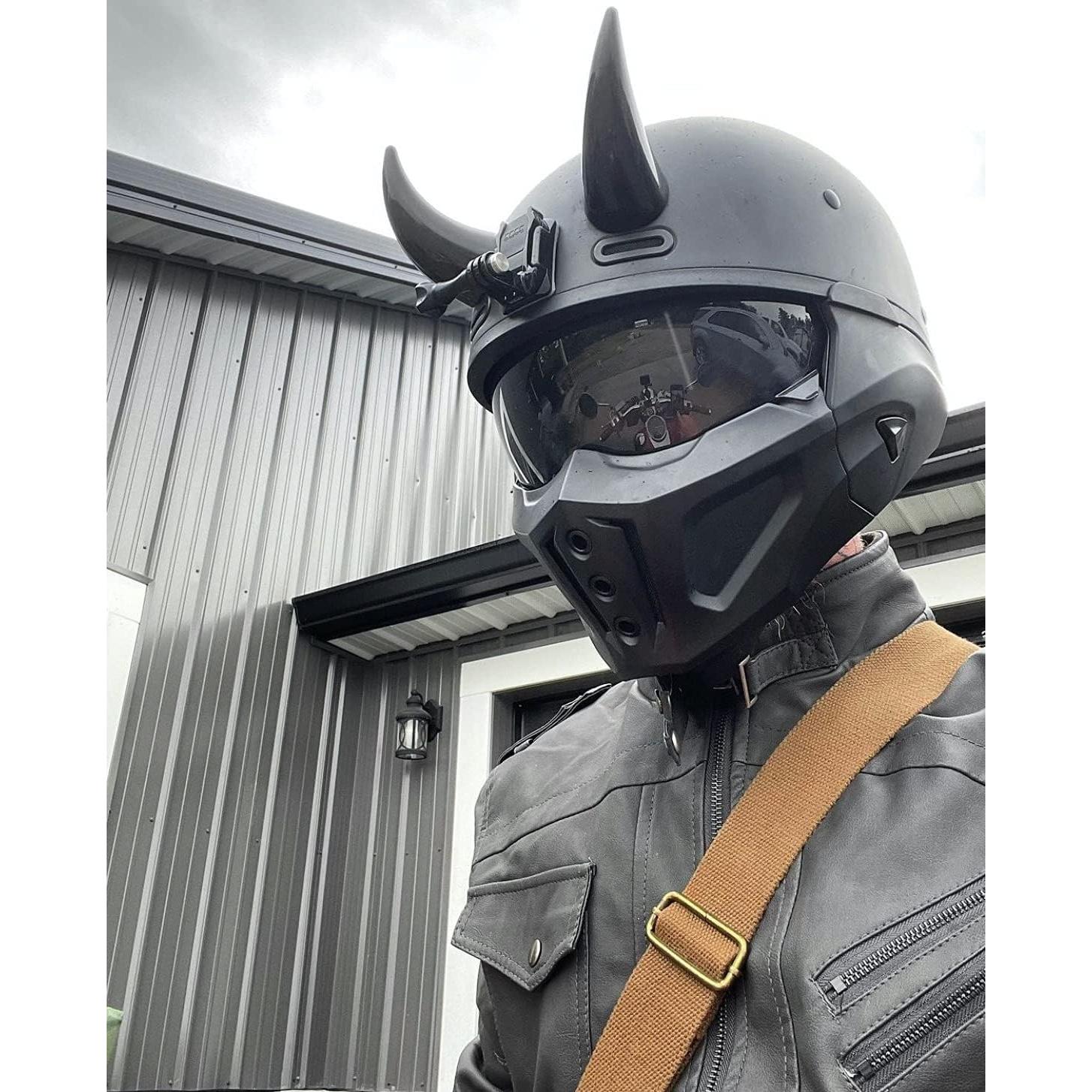 Cuernos Diabólicos Grandes Helmet Flair | Accesorios para Casco