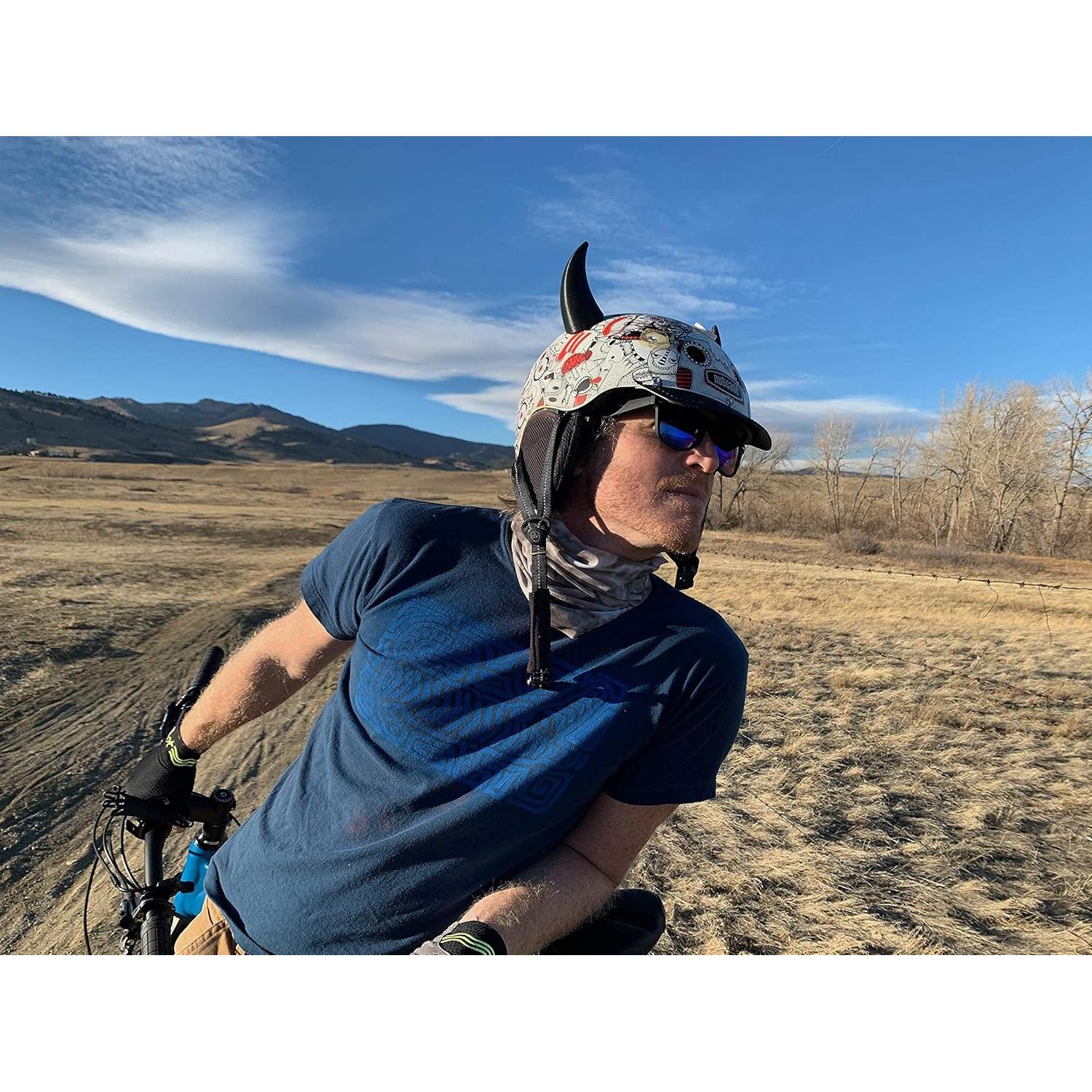 Cuernos Diabólicos Grandes Helmet Flair | Accesorios para Casco