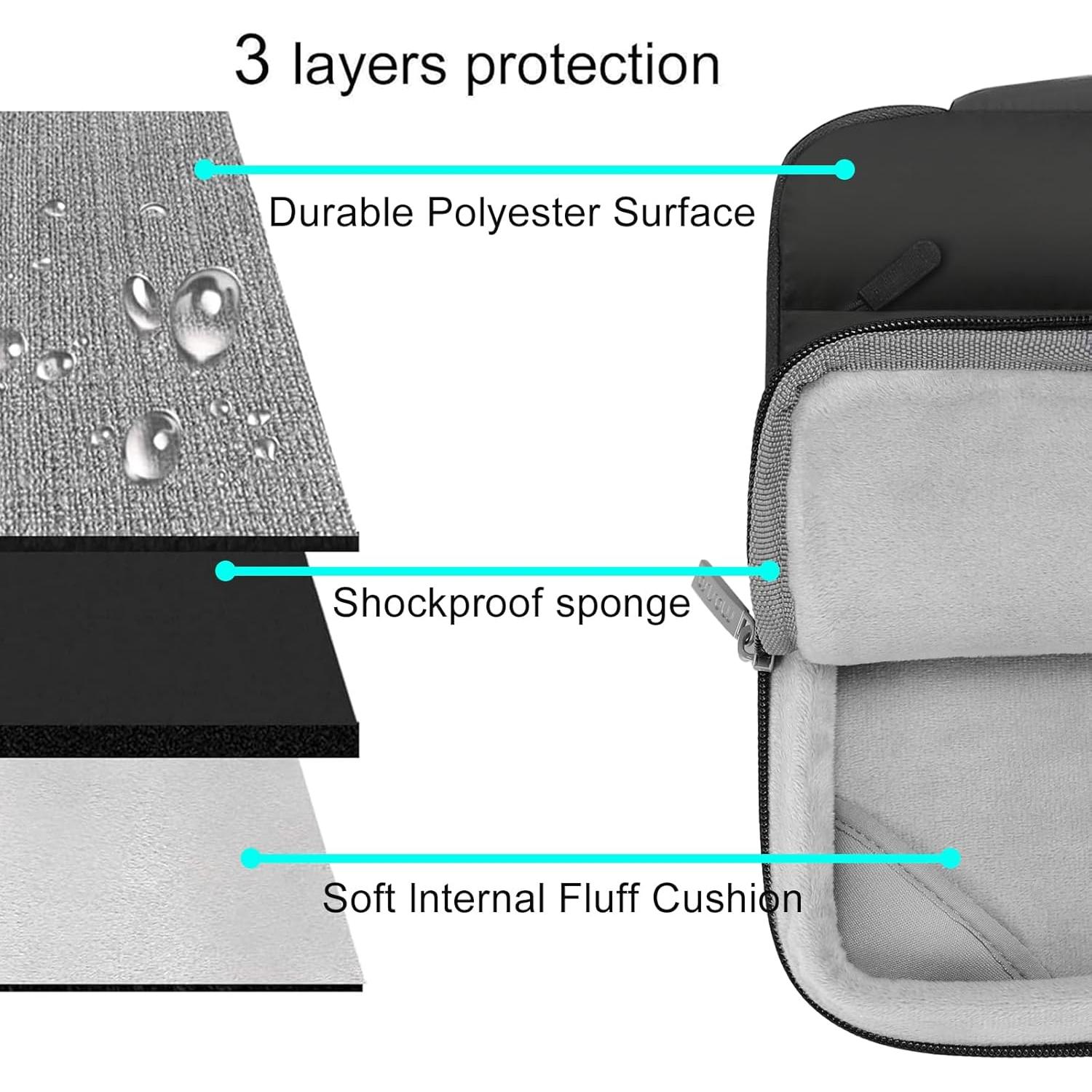 Funda Dura Mosiso para MacBook Pro 14" 2021-2025, Negro