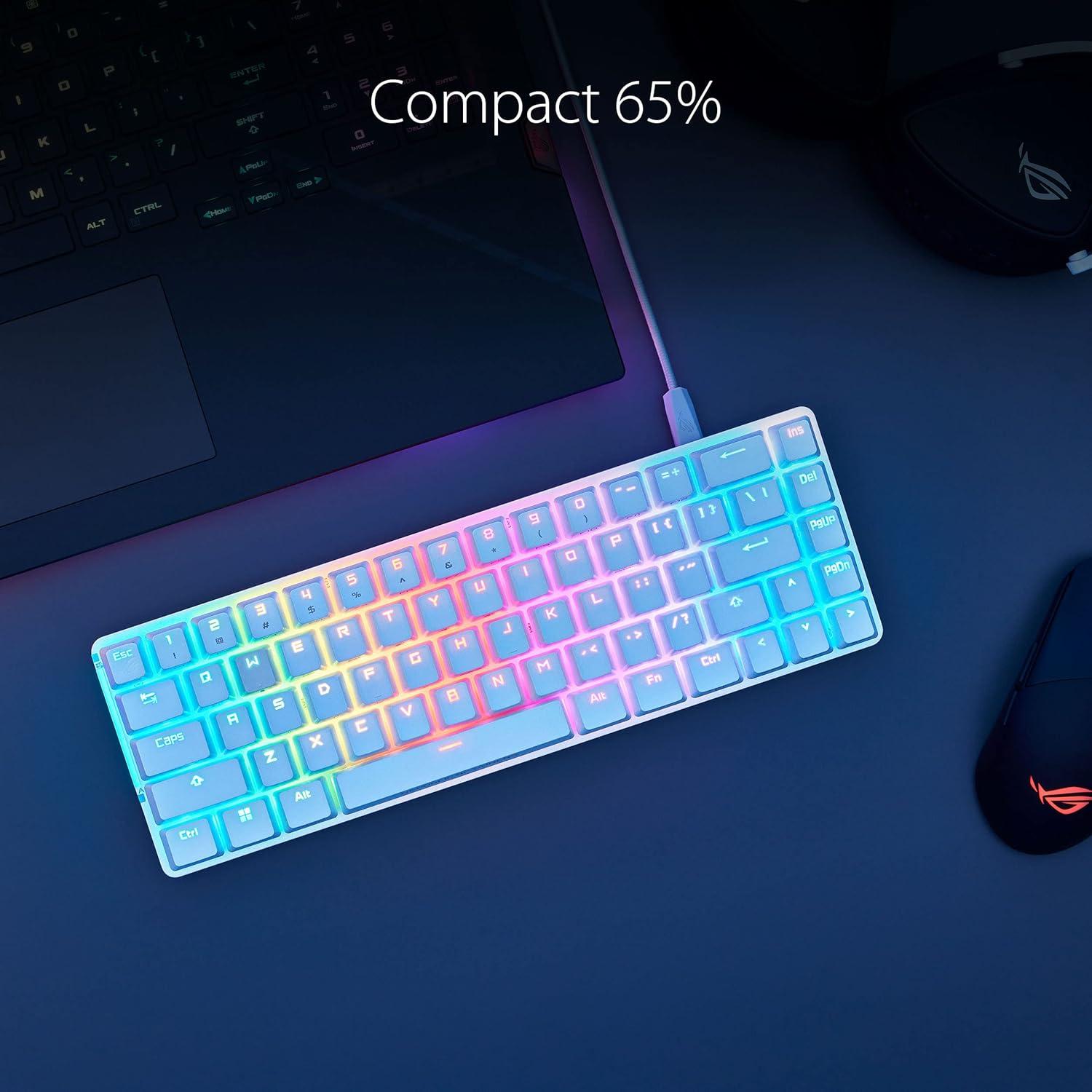 Teclado Mecánico ASUS ROG Falchion Ace 65% RGB Negro