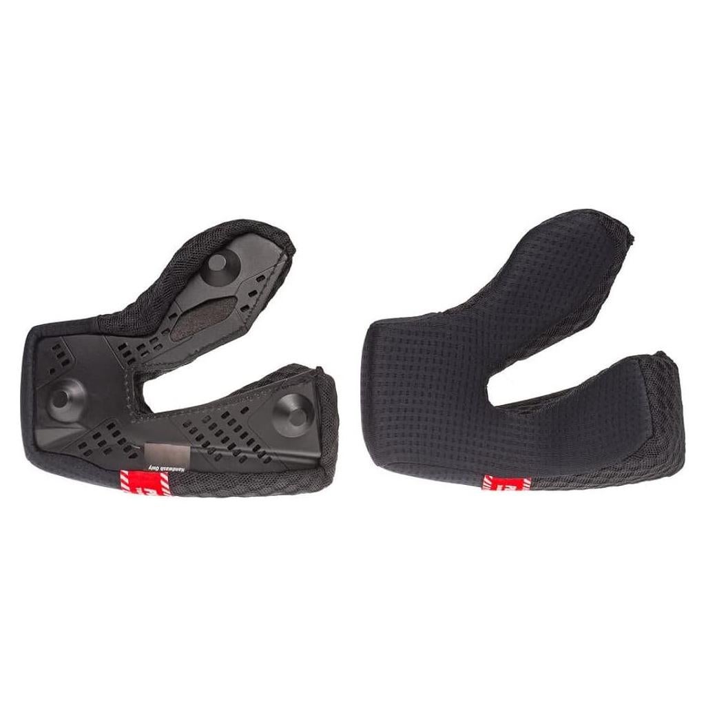 Moto-10 Helmet Magnetic Cheek Pads Black 30mm