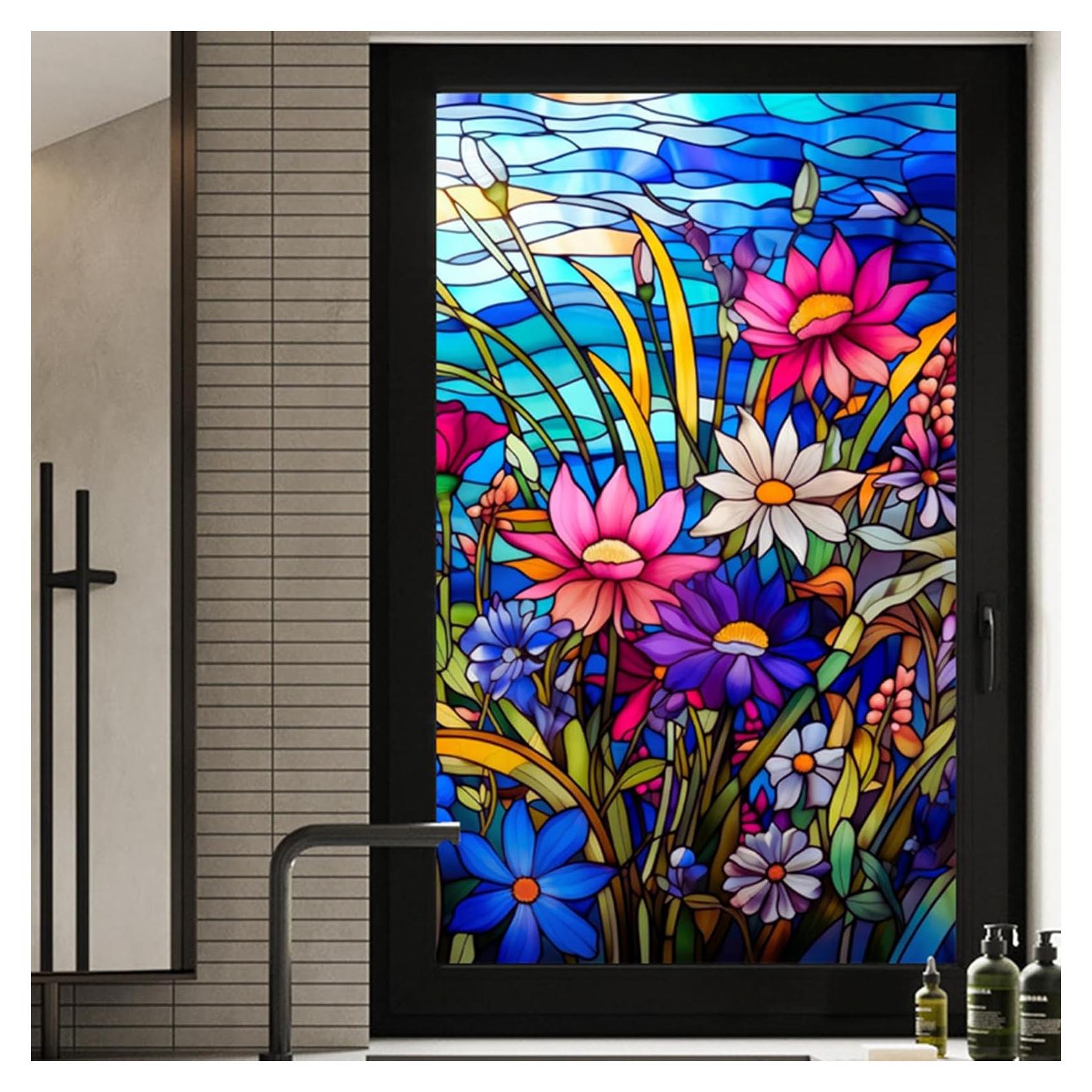 Película de Ventana Estática WBQMUNY 44.96x100.08 cm Opaca