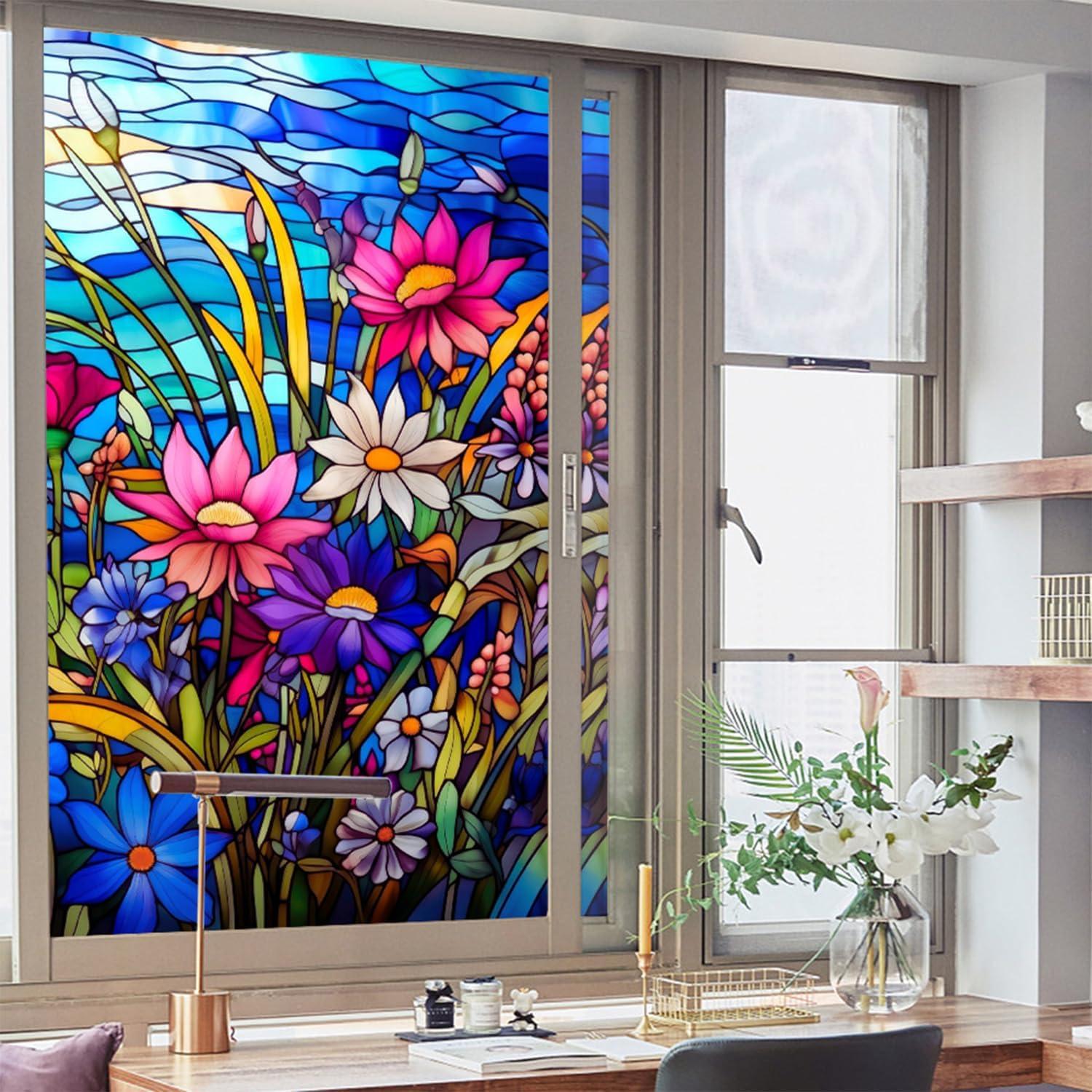 Película de Ventana Estática WBQMUNY 44.96x100.08 cm Opaca