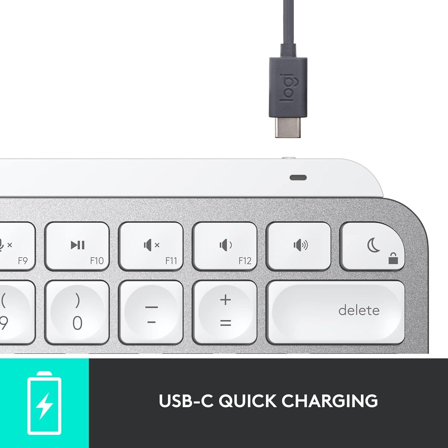 Teclado Inalámbrico Logitech MX Keys Mini para Mac - Gris