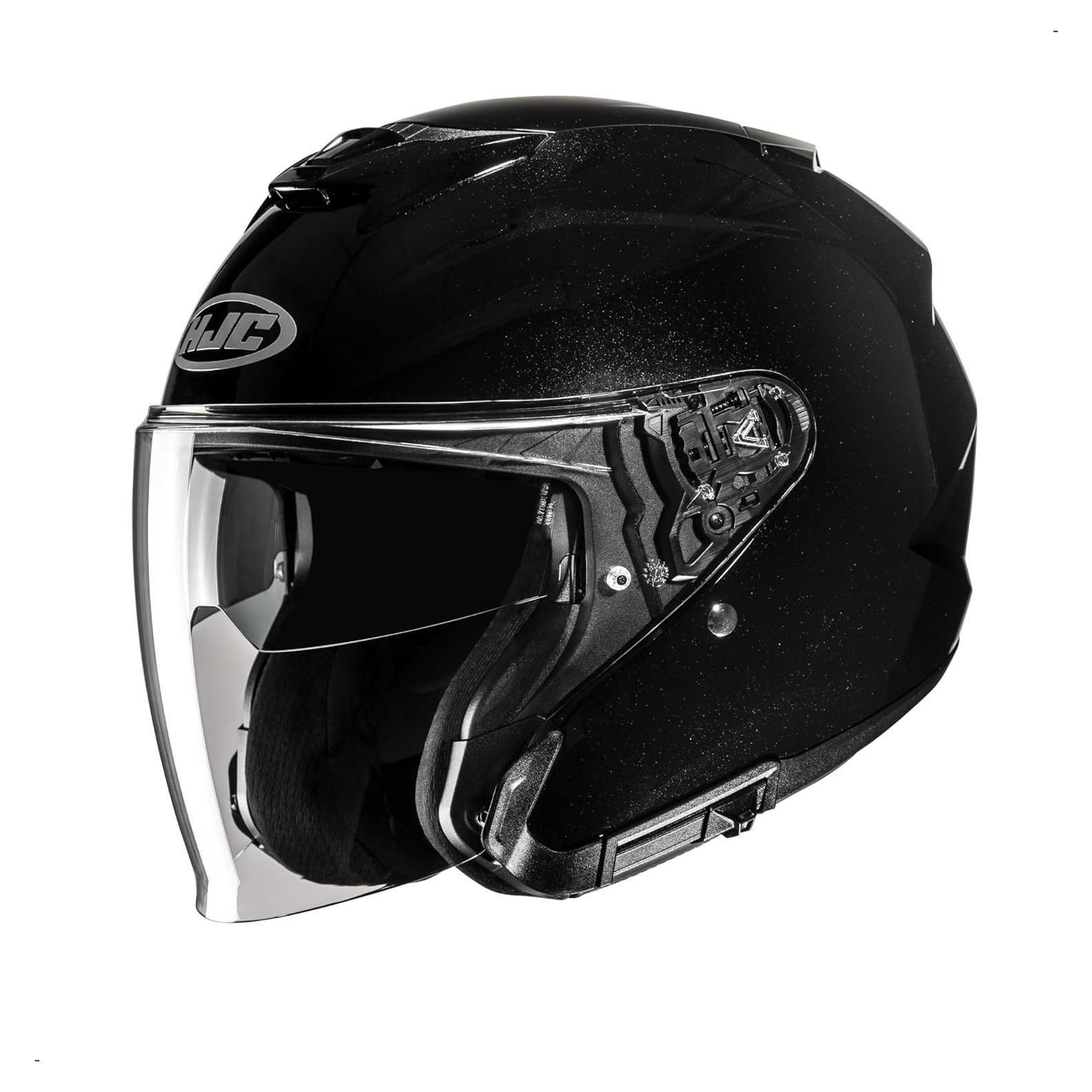 Casco Abierto HJC i31 Negro Grande Aprobado DOT