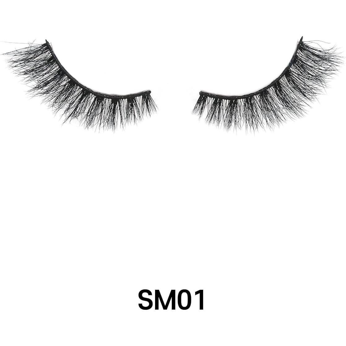 Pestañas Postizas Laflare 3D Silk Mink Ojos de Gato SM01